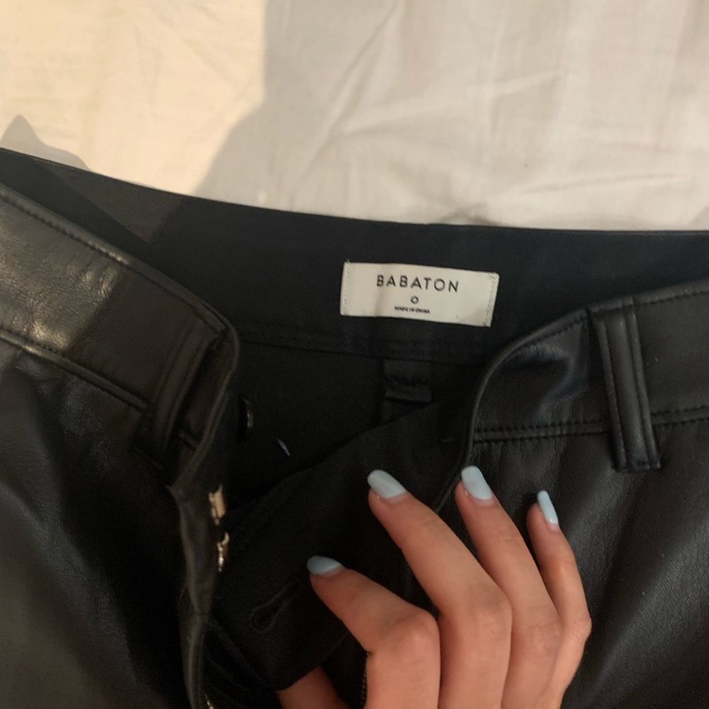 Babaton Leather pants - Picture 2 of 6